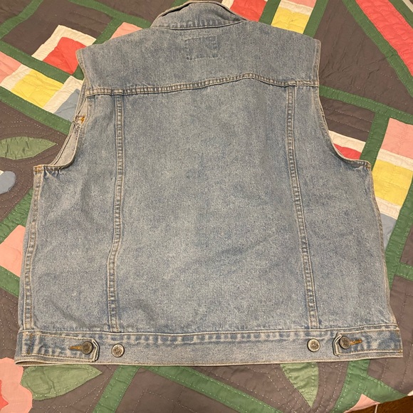 Vintage denim vest - Picture 2 of 4